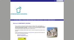 Desktop Screenshot of homeownersconcerns.com